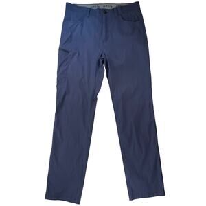 Orvis Pants Mens 36x34 Blue Stretch Hiking Travel Outdoor Performance Gorpcore